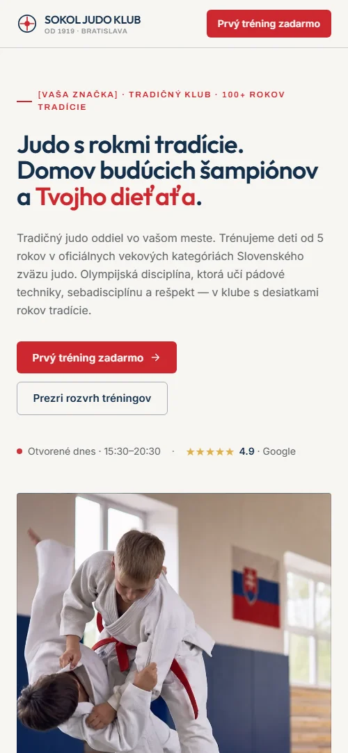 Tradičný klub s históriou mobilná verzia